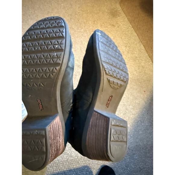 Teva foxy harness Zip bootie black leather 8.5 - Picture 7 of 8